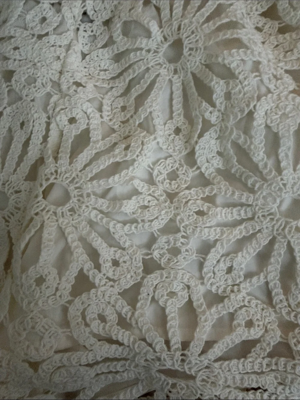 Aqua White Crochet Floral Lace Shorts - Picture 3 of 5